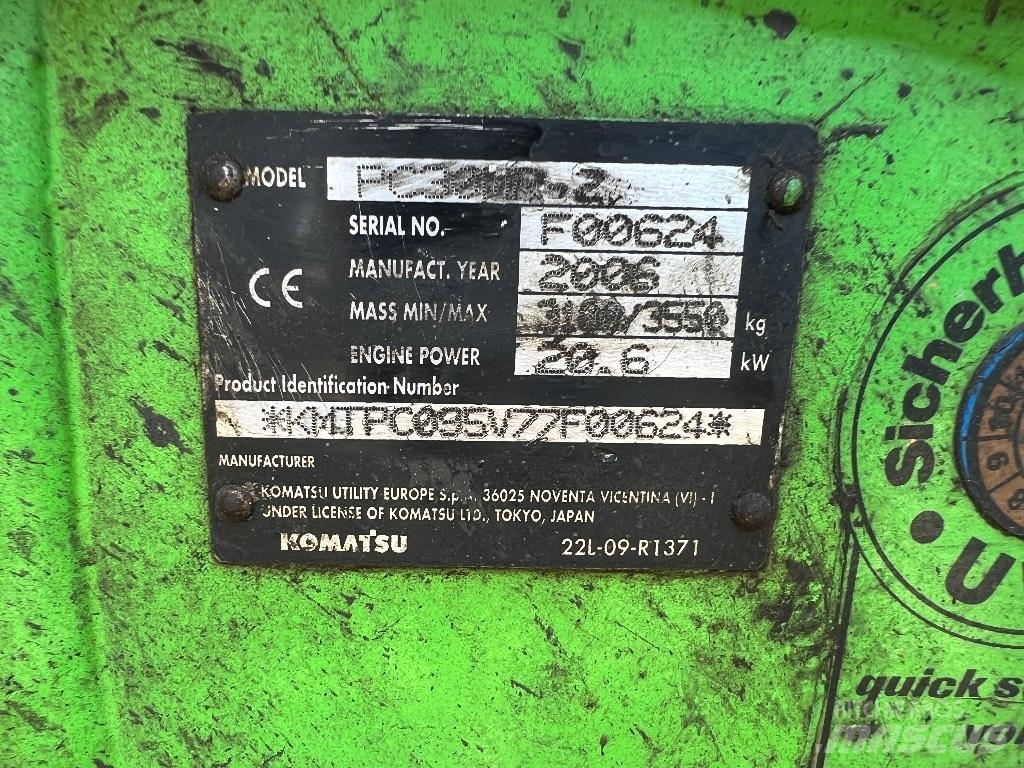 Komatsu PC 30 MR-2 Mini rýpadlá < 7t