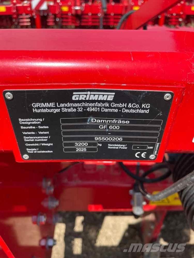 Grimme GF 600 Zariadenie na pestovanie zemiakov - Iné