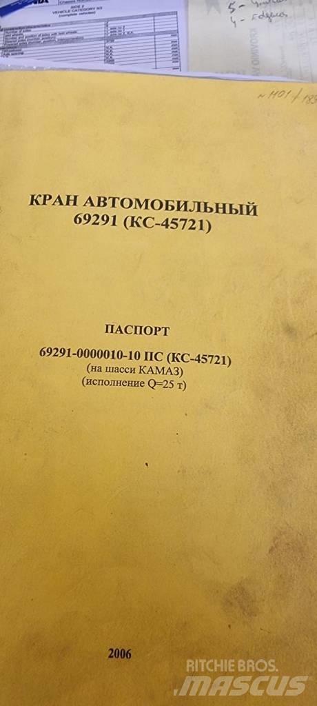 Kamaz 25T Univerzálne terénne žeriavy