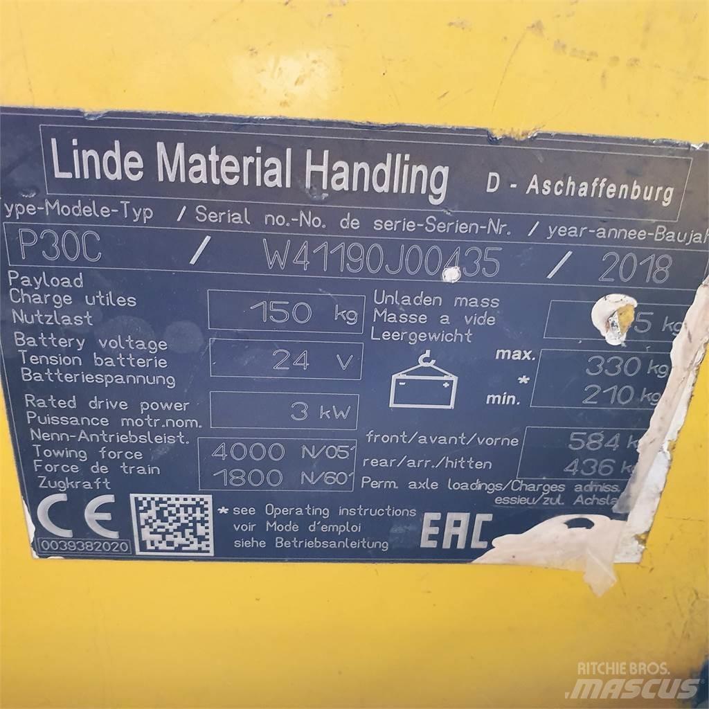 Linde P30C Vlečné vozíky