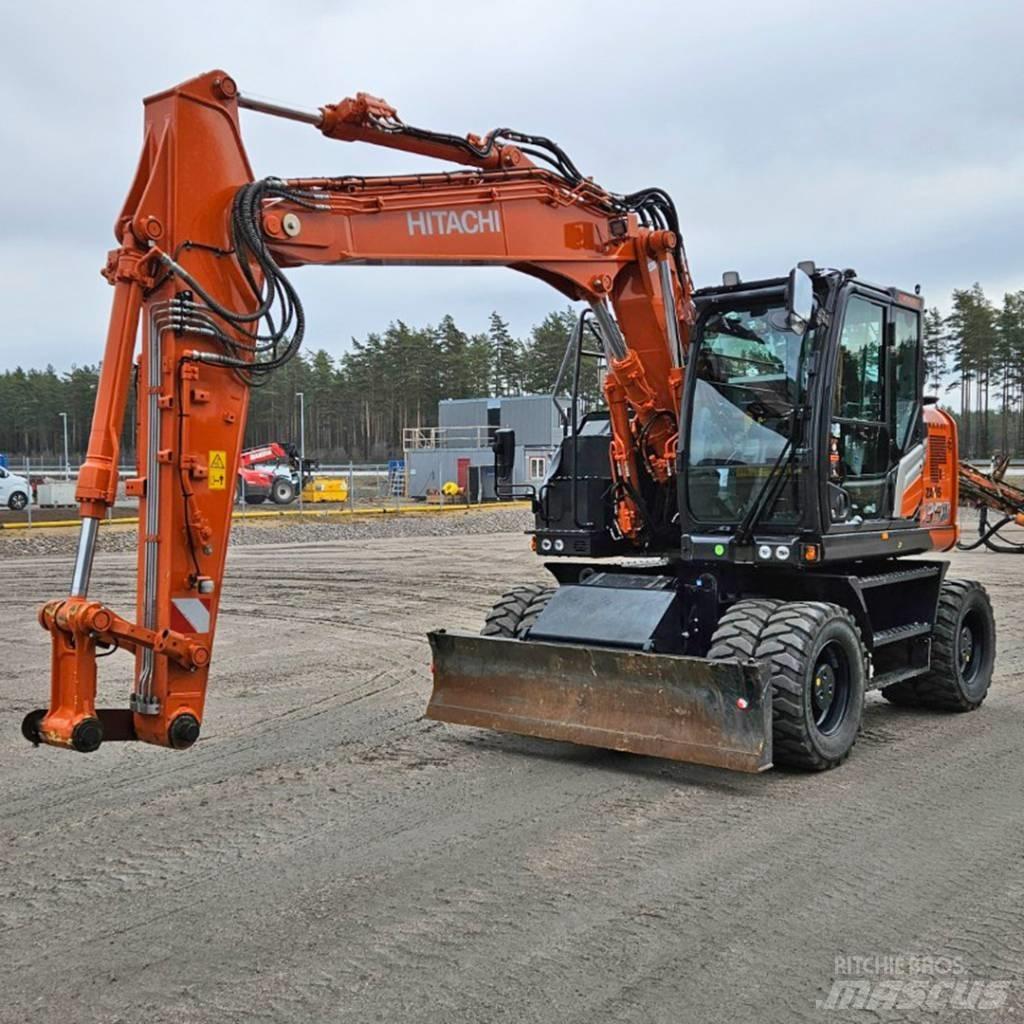 Hitachi ZX 135W Kolesové rýpadlá