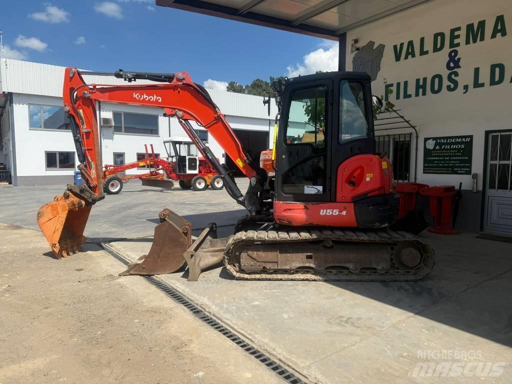 Kubota U 55-4, U55 Mini rýpadlá < 7t