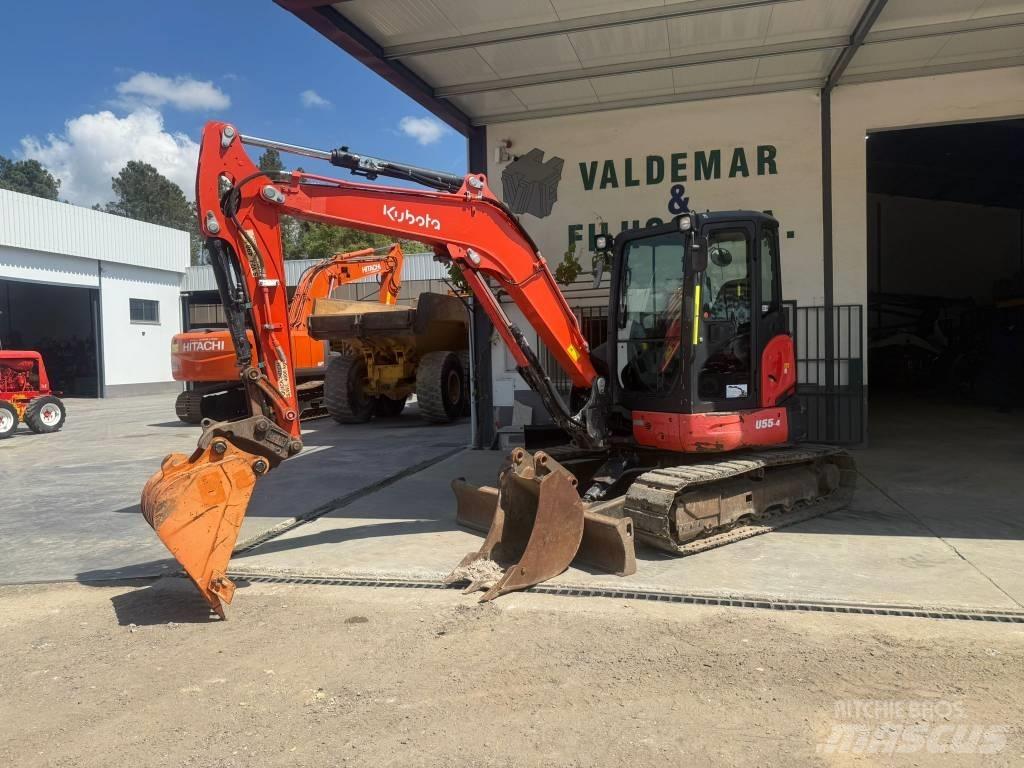 Kubota U 55-4, U55 Mini rýpadlá < 7t
