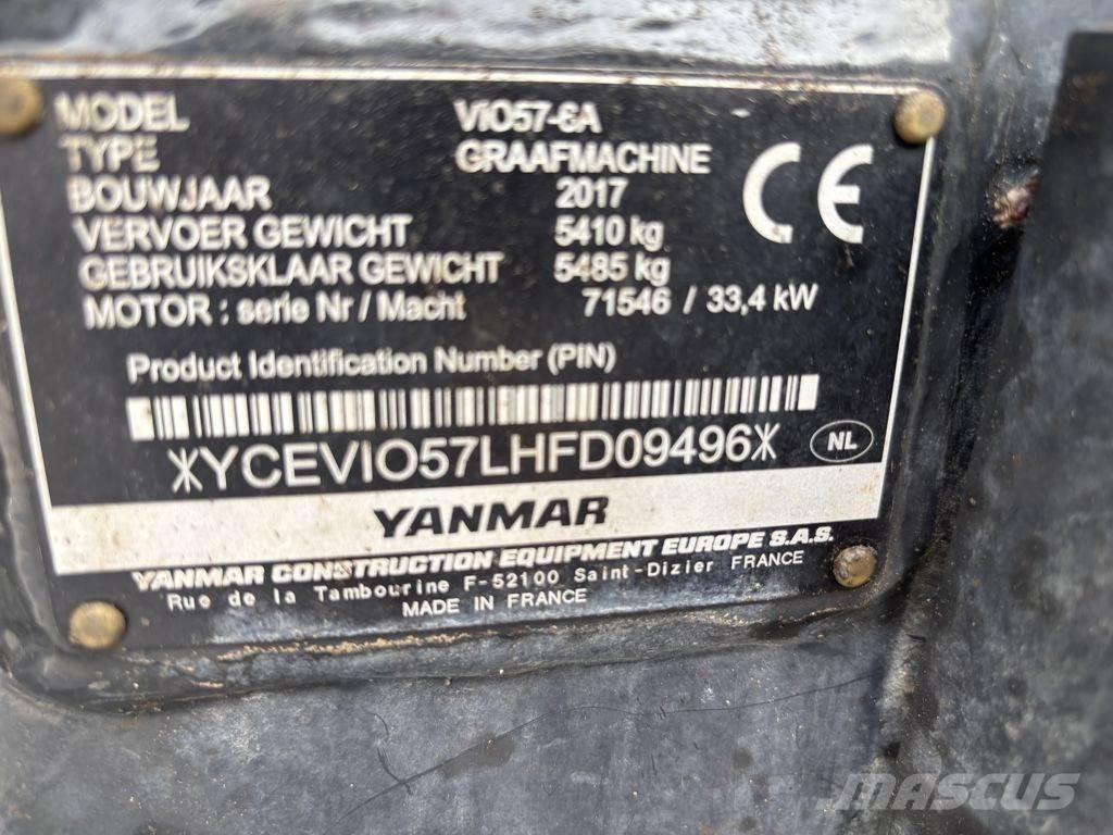 Yanmar YAN VIO57 Mini rýpadlá < 7t