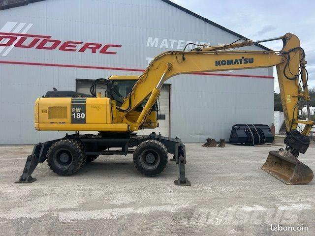 Komatsu PW 180 Kolesové rýpadlá