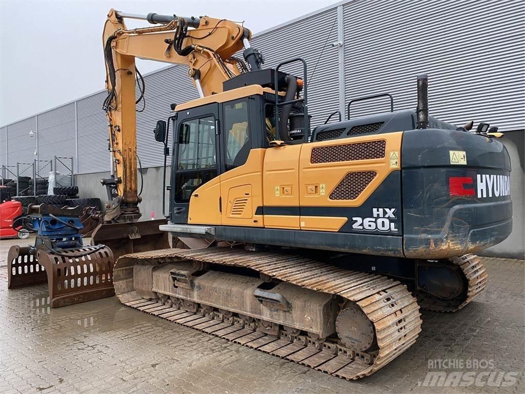 Hyundai HX260 Pásové rýpadlá