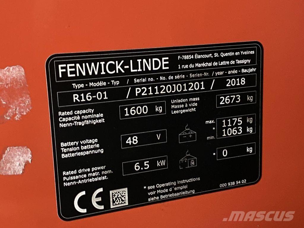 Linde R16-01 Retraky