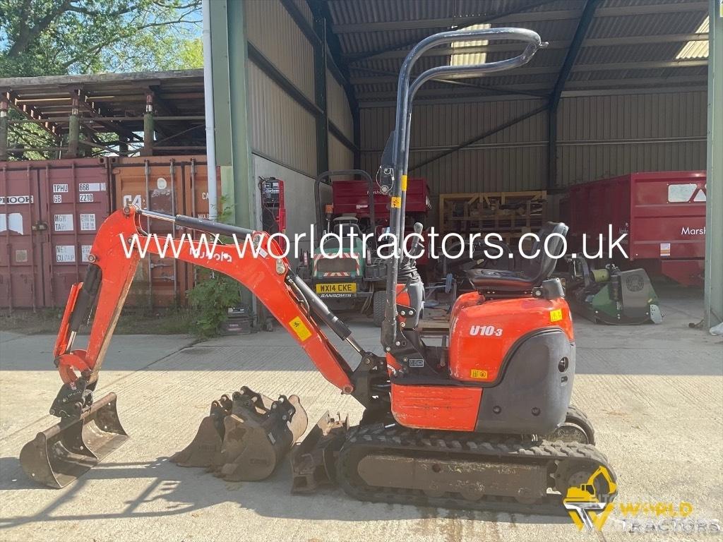 Kubota U 10-3 Mini rýpadlá < 7t