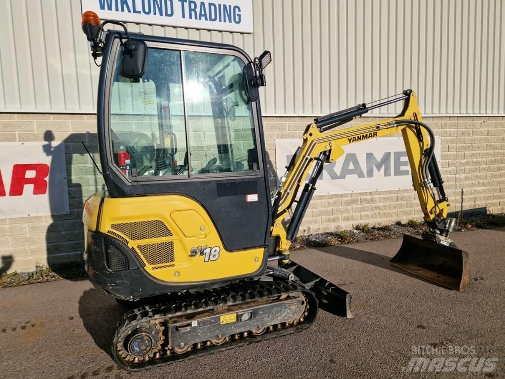 Yanmar SV 18 Mini rýpadlá < 7t