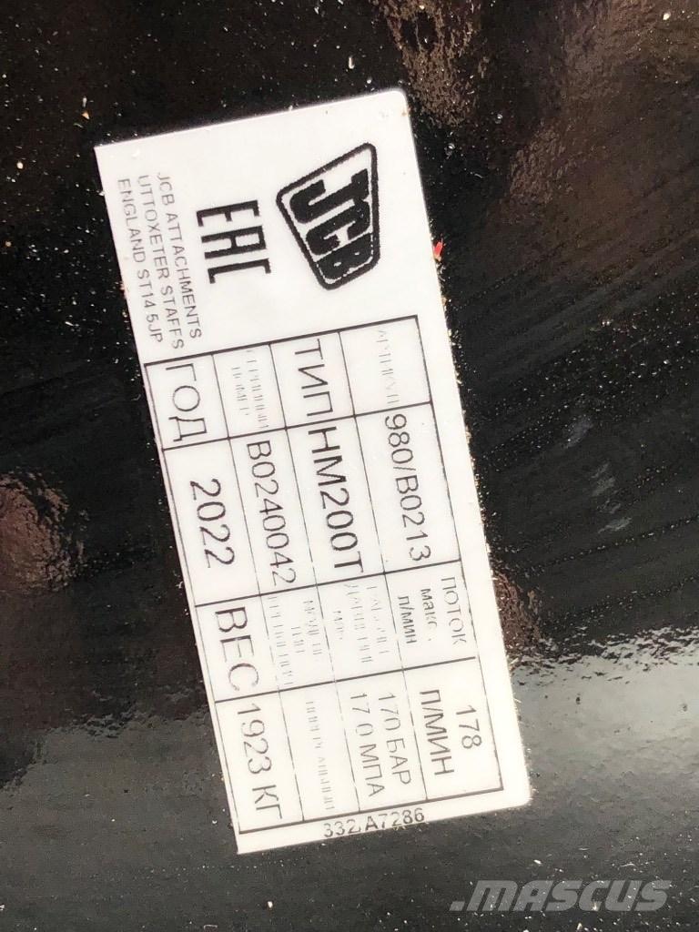 JCB HM200T Búracie kladivá / Zbíjačky