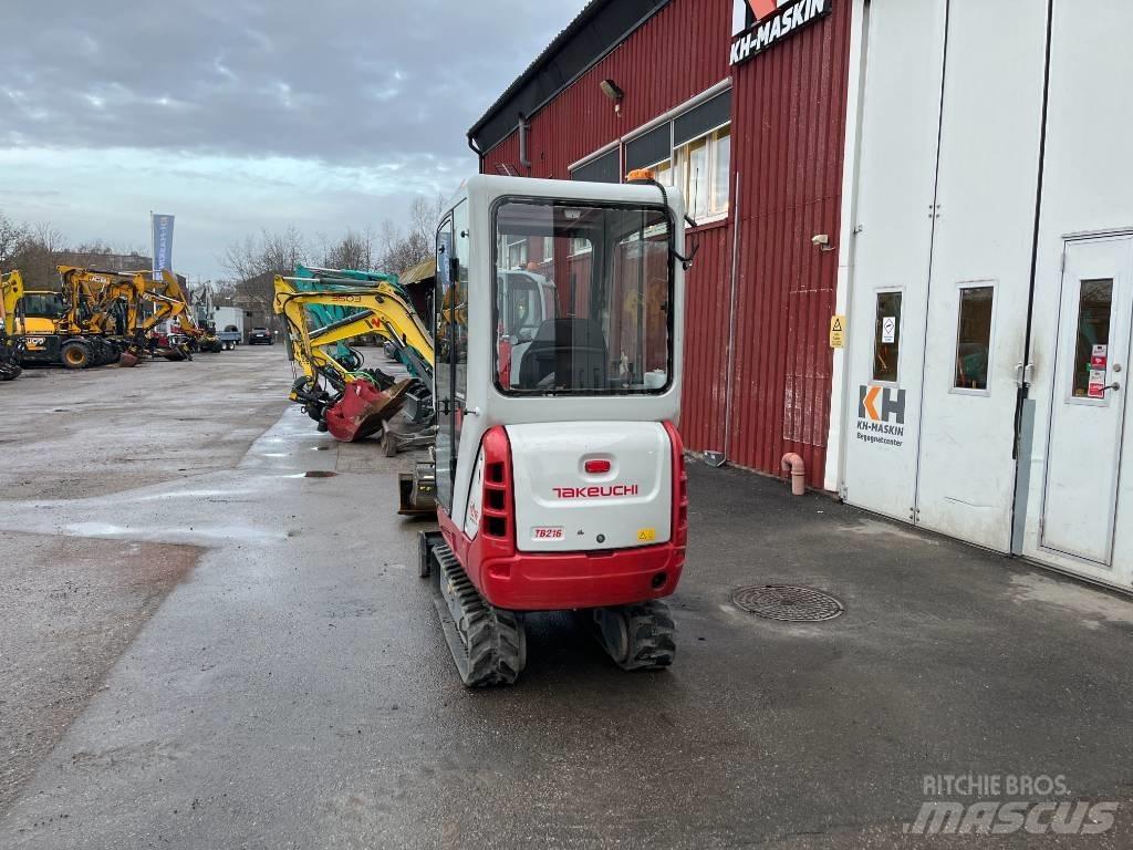 Takeuchi TB 216 Mini rýpadlá < 7t