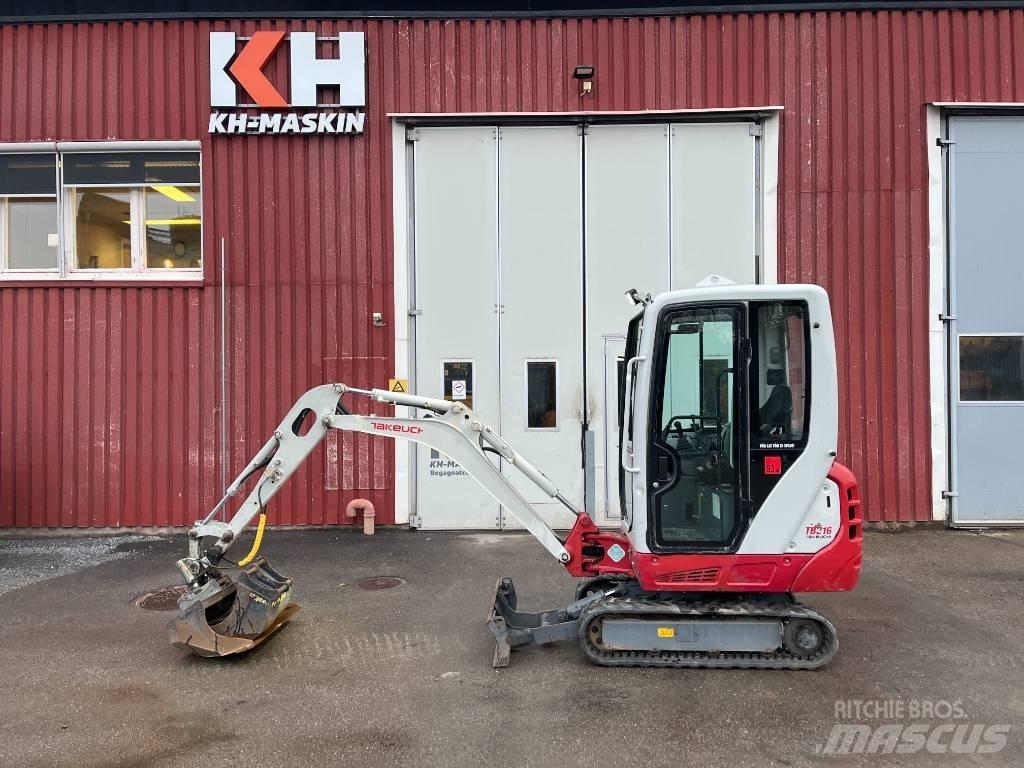 Takeuchi TB 216 Mini rýpadlá < 7t
