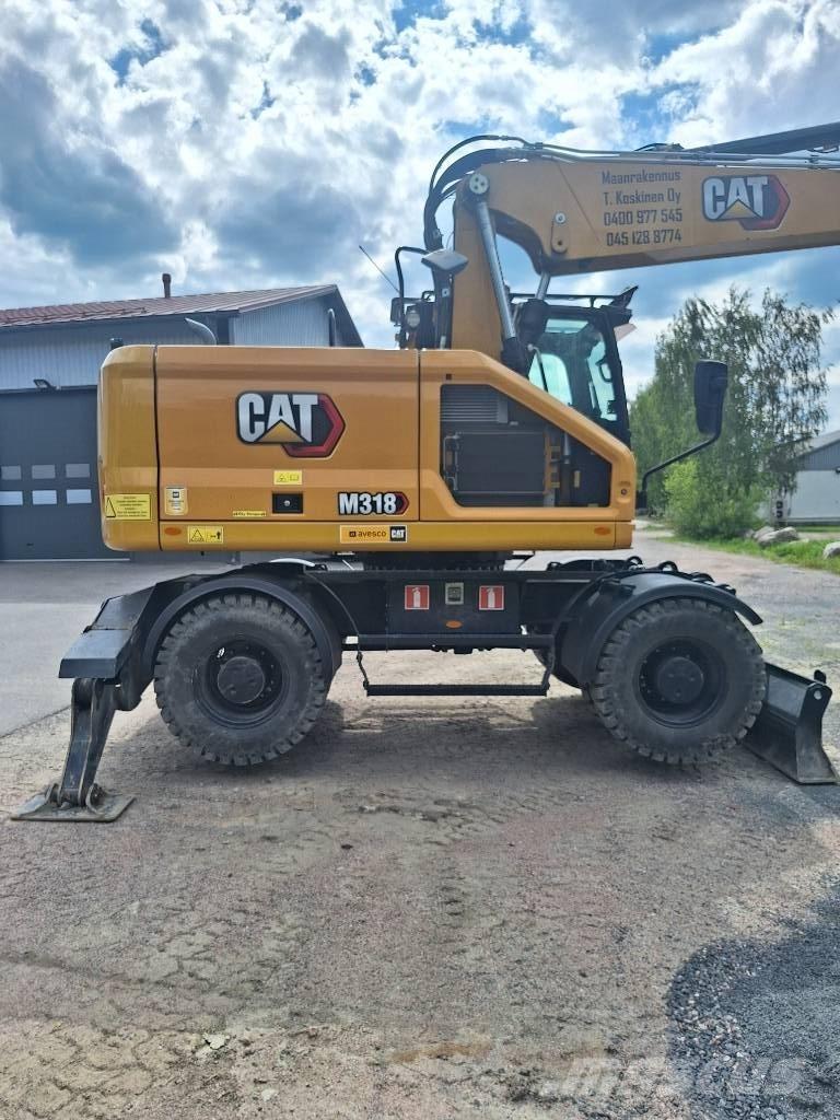 CAT M 318 Kolesové rýpadlá