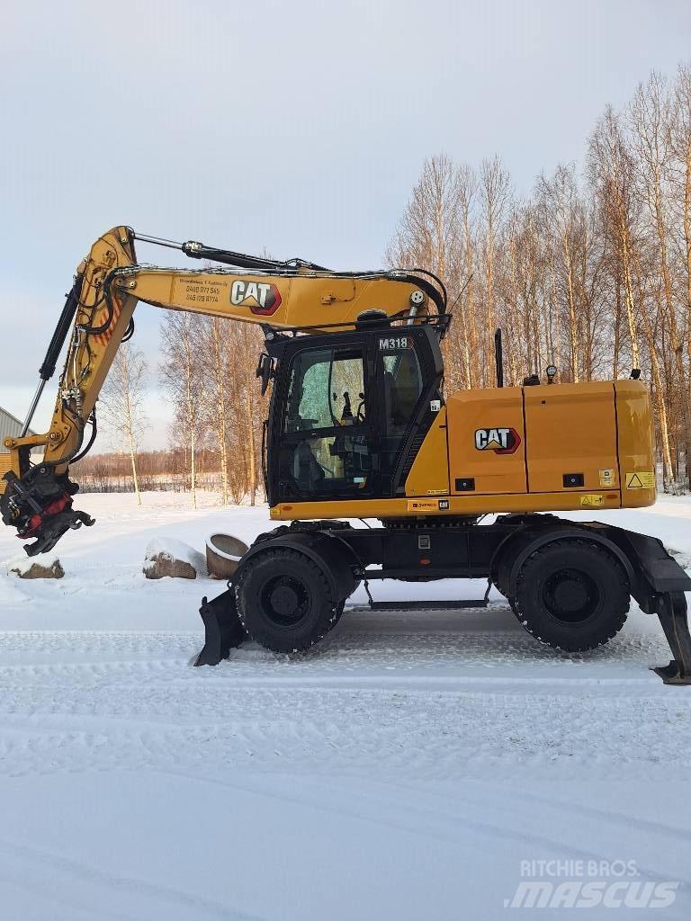 CAT M 318 Kolesové rýpadlá