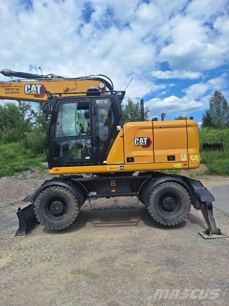 CAT M 318 Kolesové rýpadlá