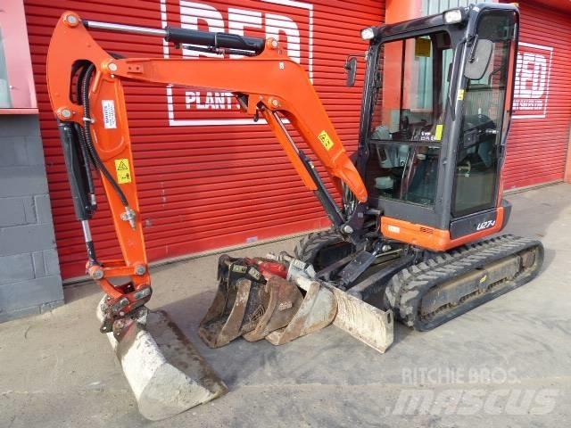 Kubota U 27-4 Mini rýpadlá < 7t