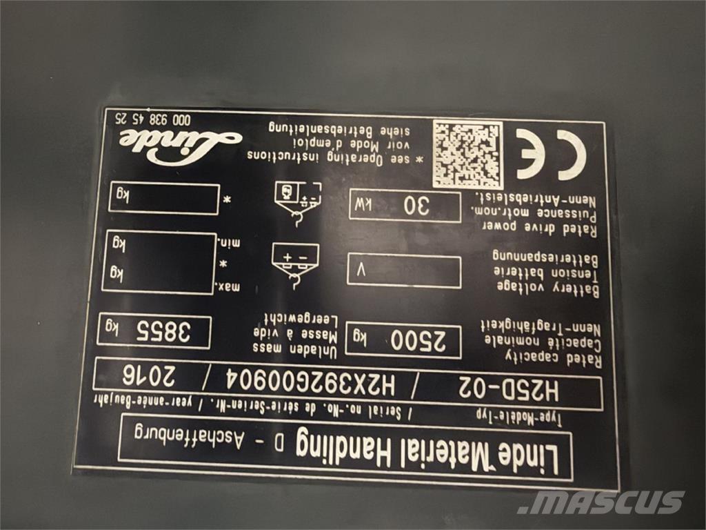 Linde H25D-02 Dieselové vozíky