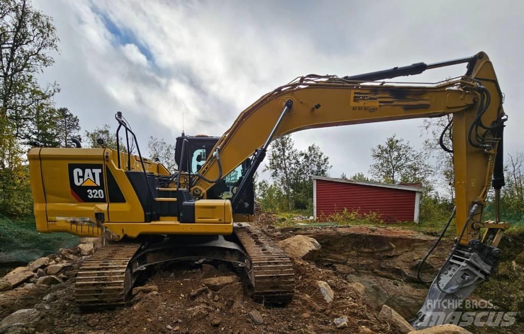 CAT 320 Pásové rýpadlá