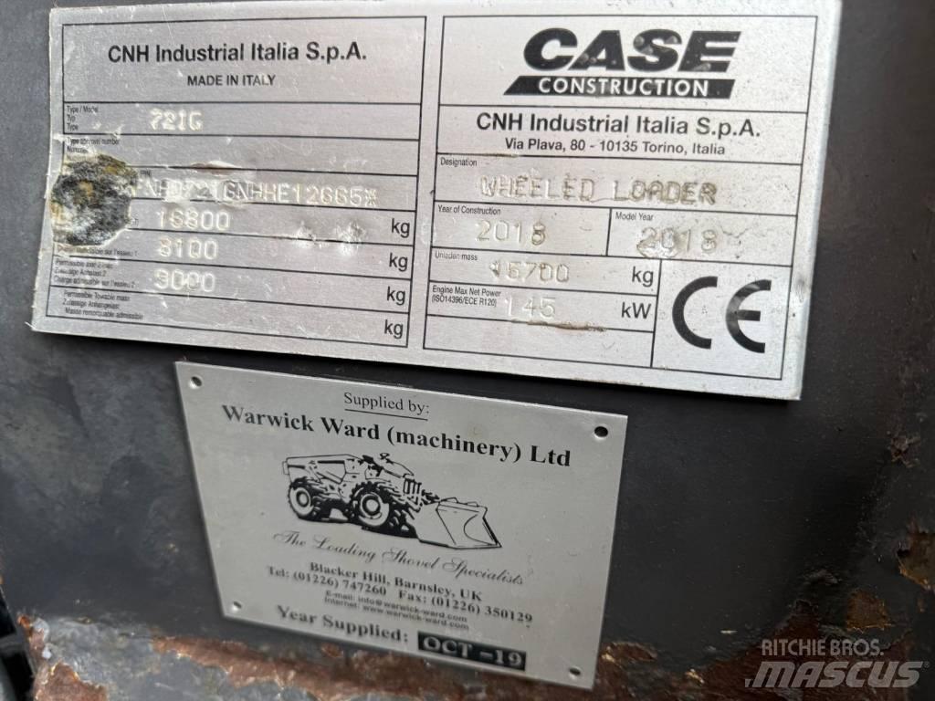 CASE 721 GXR Kolesové nakladače