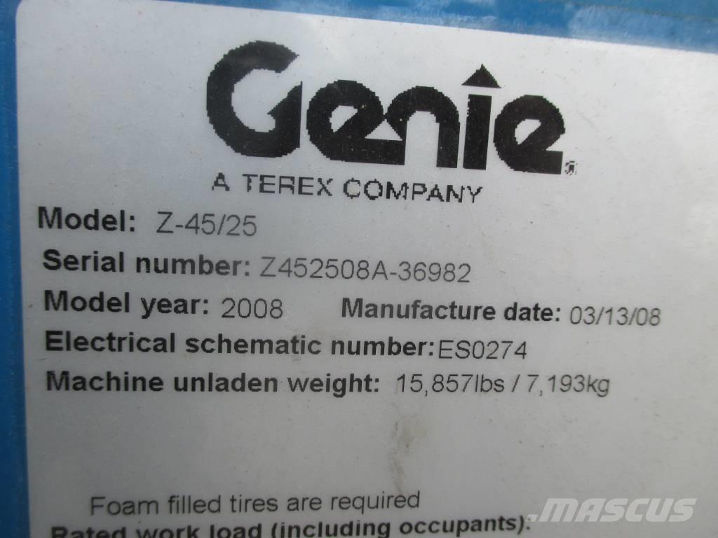 Genie Z 45/25 J DC Kĺbové plošiny