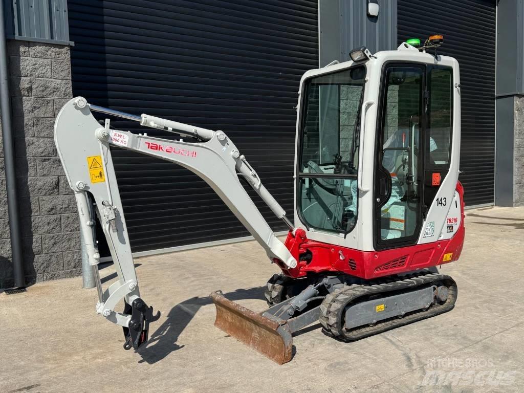Takeuchi TB 216 Mini rýpadlá < 7t