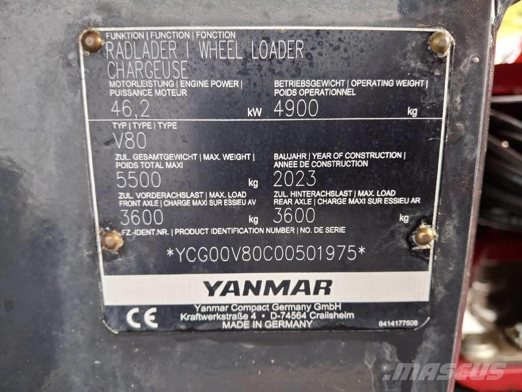 Yanmar V 80 Kolesové nakladače