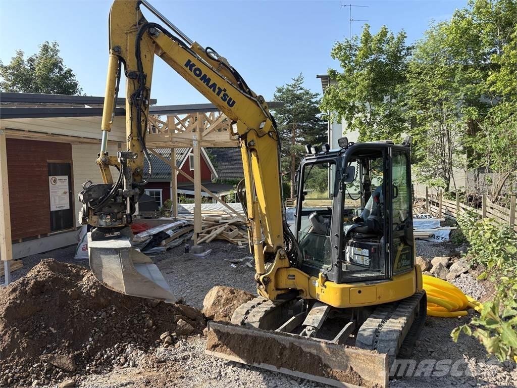 Komatsu PC55MR Pásové rýpadlá