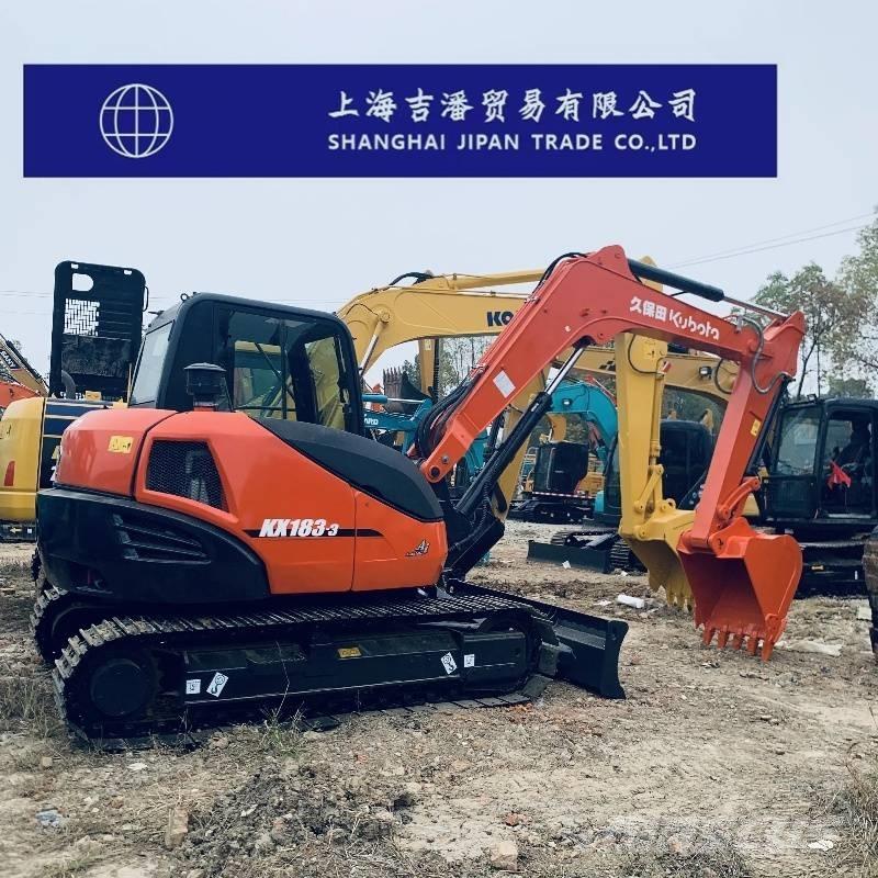 Kubota KX 183 Midi rýpadlá 7 t - 12 t