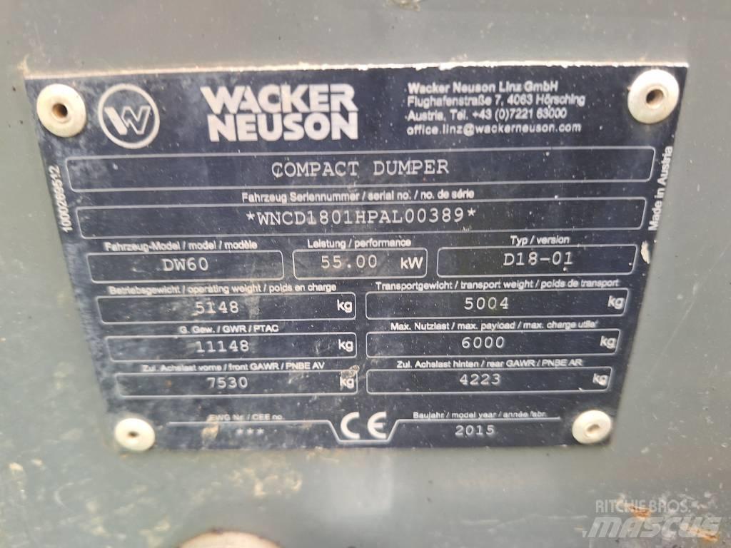 Wacker Neuson DW 60 Stavebné sklápače