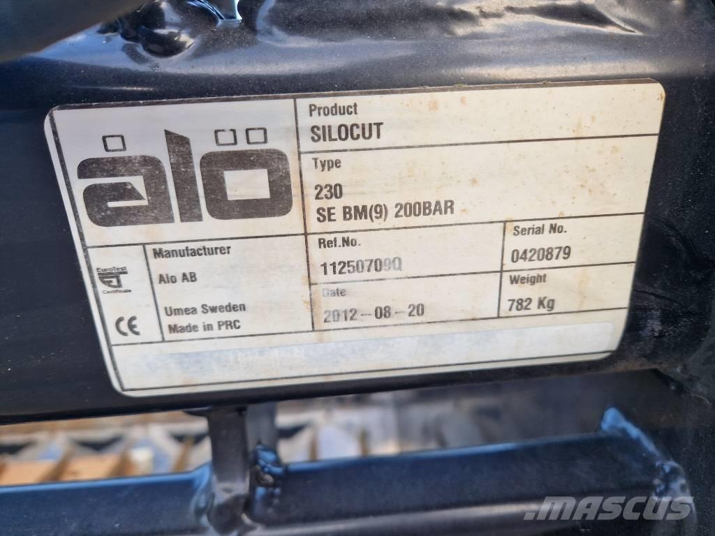 Ålö Silocut 230 . S-BM Príslušenstvo pre čelné nakladače