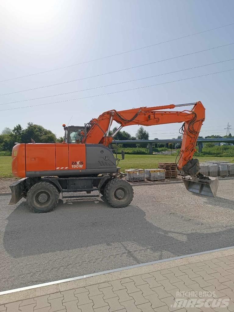 Hitachi ZX 190 W-3 Kolesové rýpadlá
