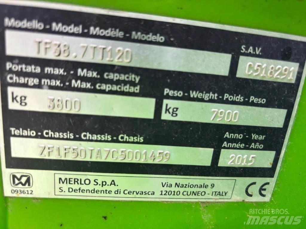 Merlo T38.7 TT120 Teleskopické nakladače pre poľnohospodárstvo