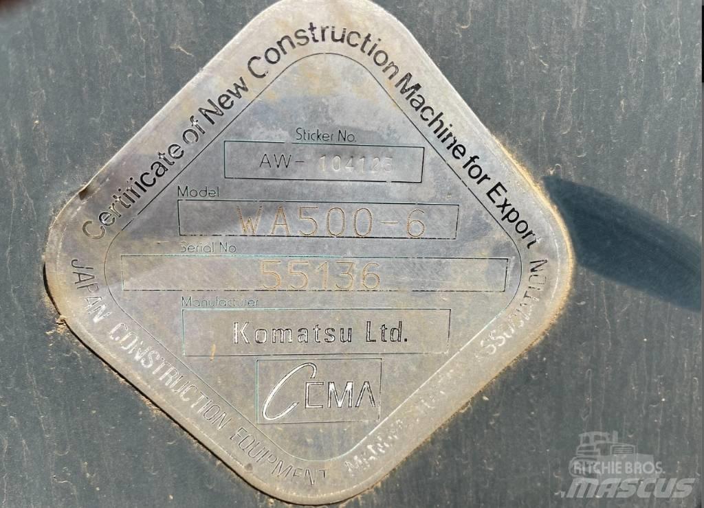 Komatsu WA 500-6 Kolesové nakladače