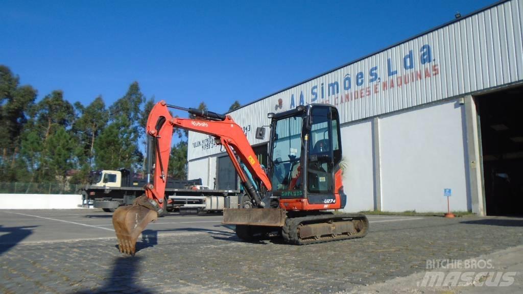 Kubota U 27-4 Mini rýpadlá < 7t