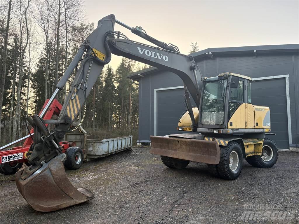 Volvo EW140 Kolesové rýpadlá