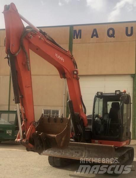 Kubota KX080-4 Midi rýpadlá 7 t - 12 t