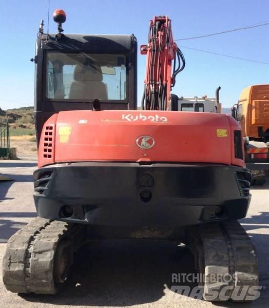 Kubota KX080-4 Midi rýpadlá 7 t - 12 t