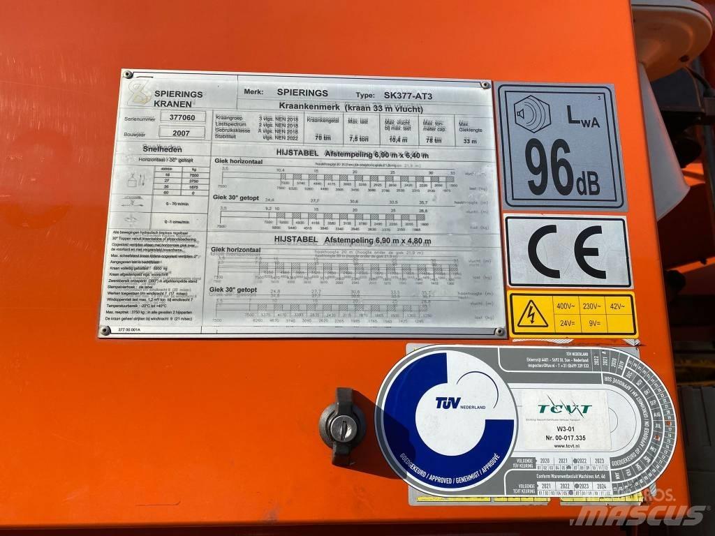 Spierings SK377 Stavebné žeriavy
