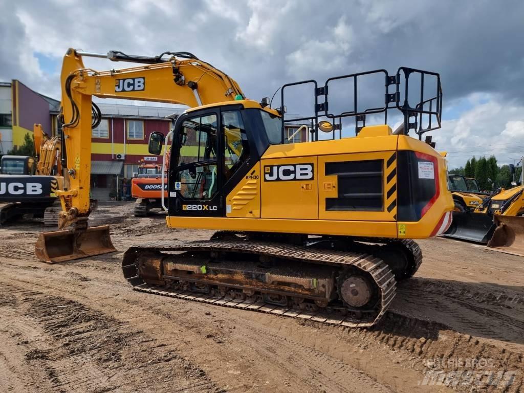 JCB 220 X Pásové rýpadlá