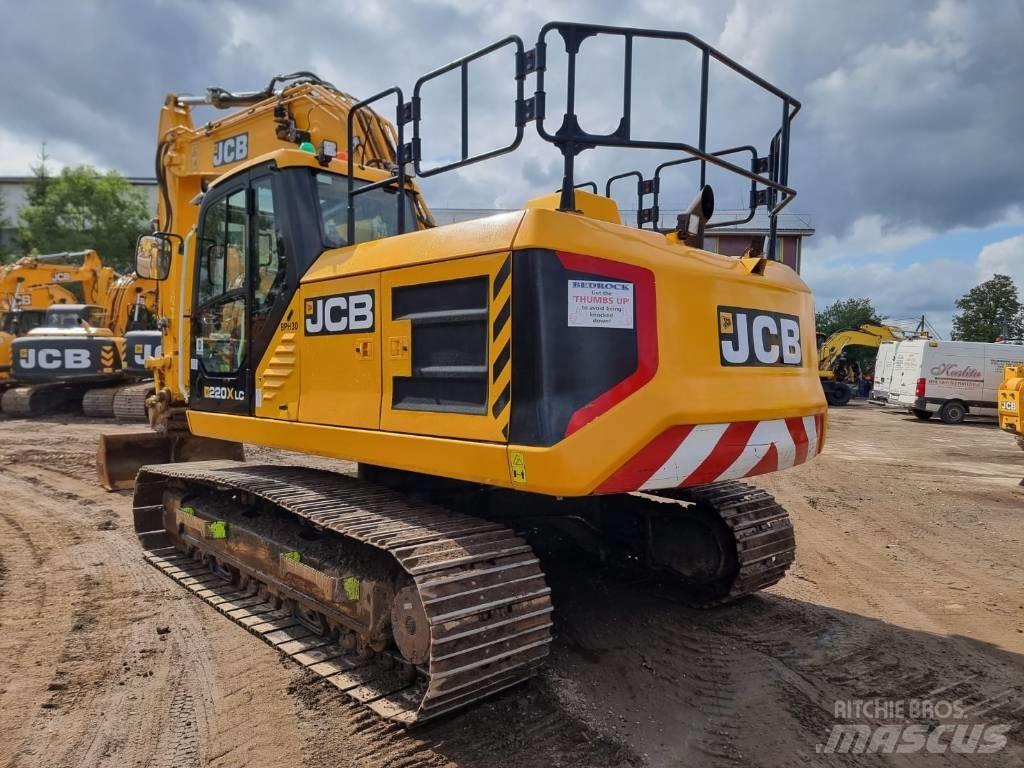 JCB 220 X Pásové rýpadlá