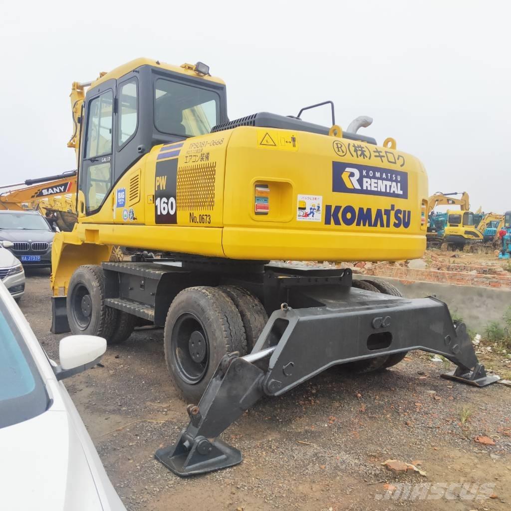 Komatsu PW160W-7 Kolesové rýpadlá