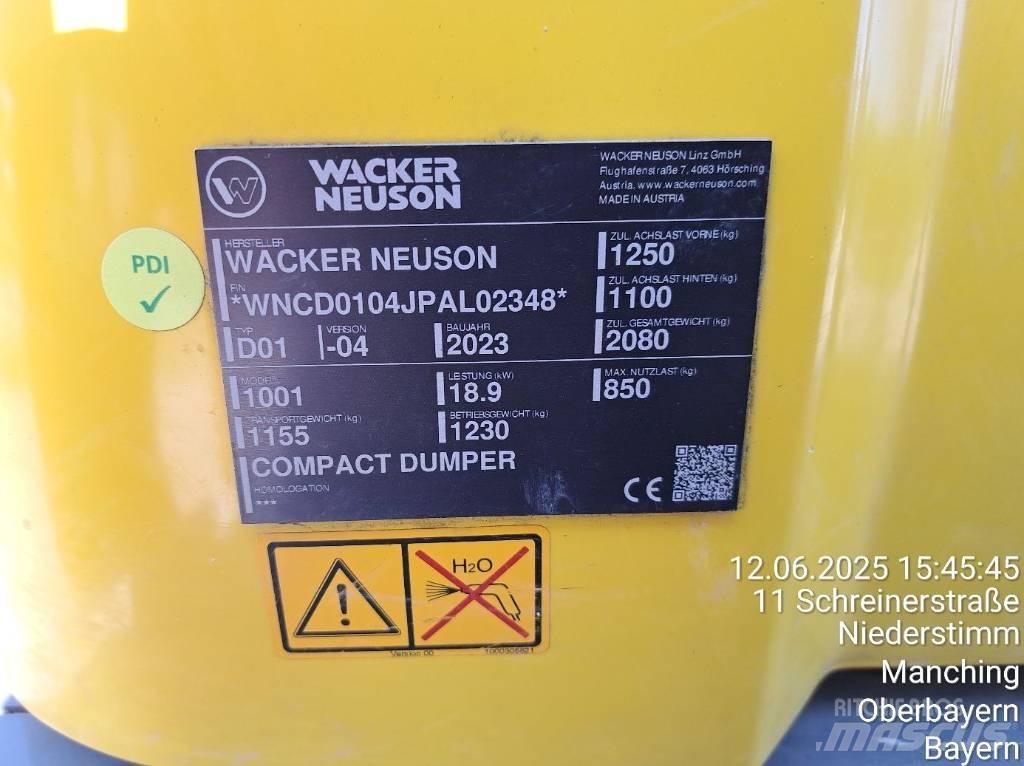 Wacker Neuson 1001 Stavebné sklápače