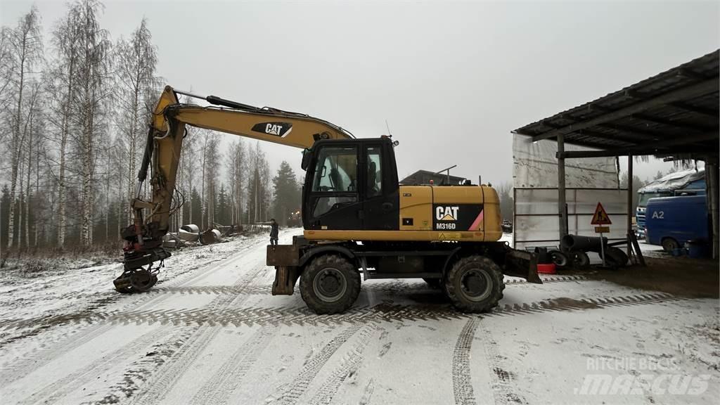 CAT 316 D Kolesové rýpadlá