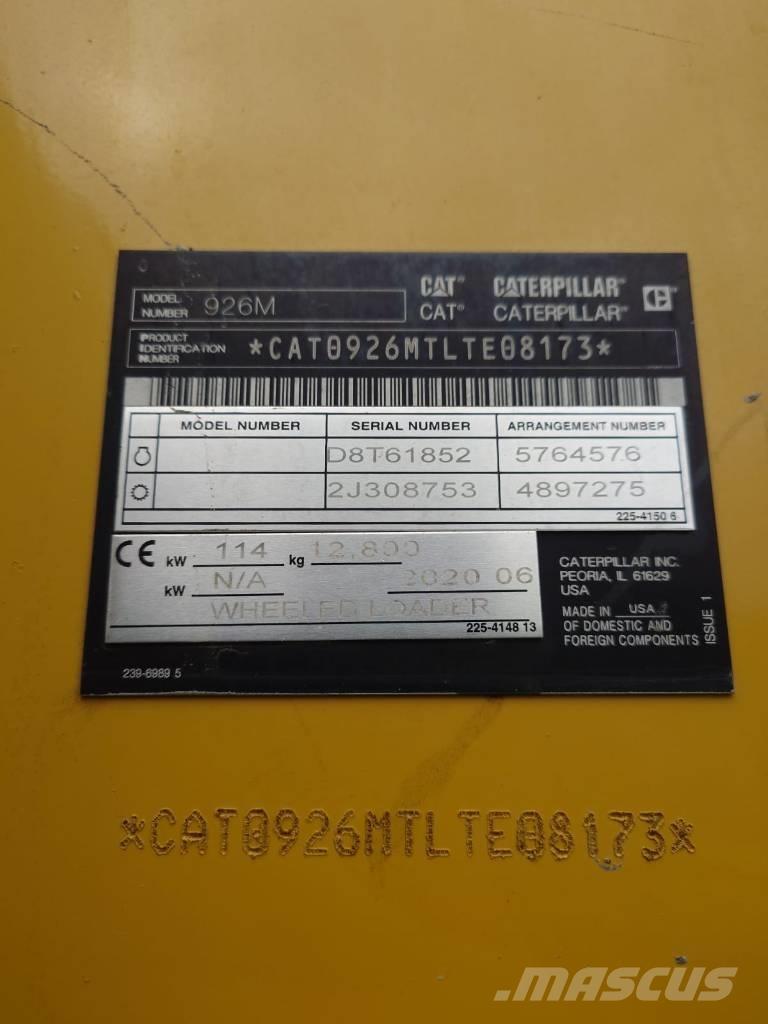 CAT 926 M Kolesové nakladače