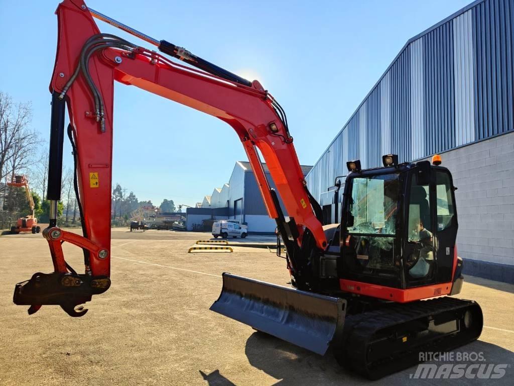 Kubota KX080-4a2 Midi rýpadlá 7 t - 12 t