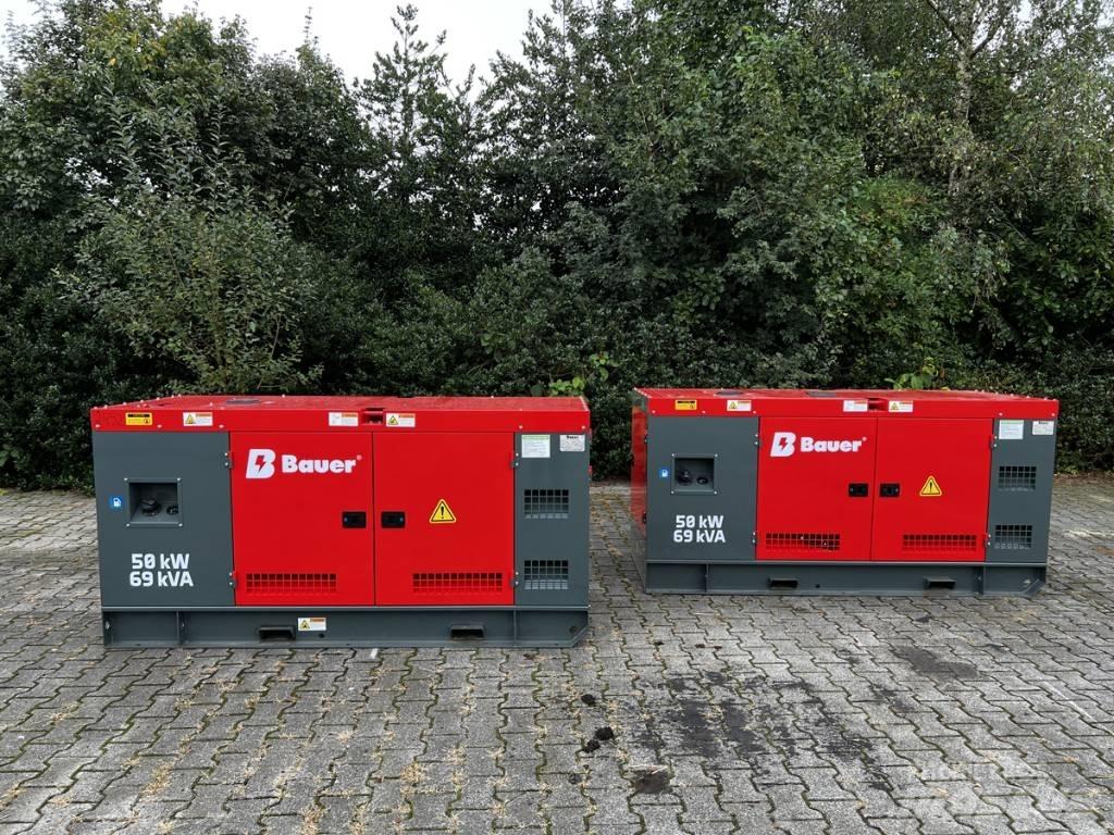 Bauer 69 KVA Naftové generátory