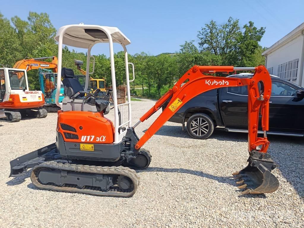 Kubota U 17-3A Mini rýpadlá < 7t