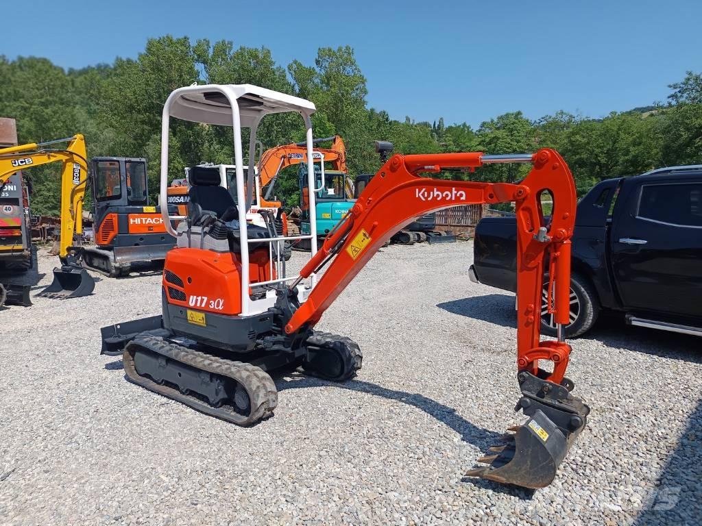 Kubota U 17-3A Mini rýpadlá < 7t