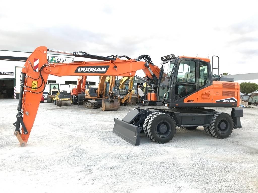 Develon DX 170 W-7 Kolesové rýpadlá