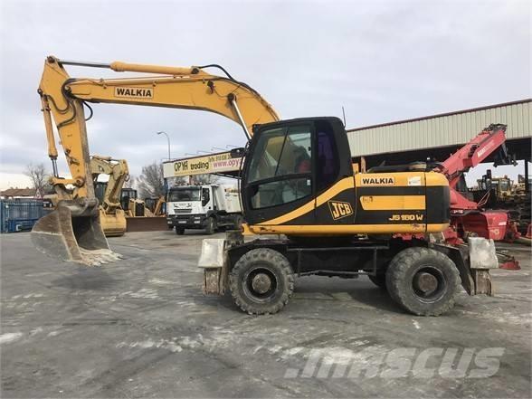 JCB JS 160 W Kolesové rýpadlá